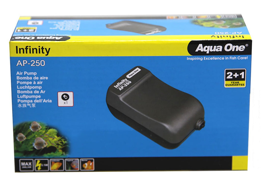 Aqua One AP250 Air Pump 1 Outlet 200L/HR