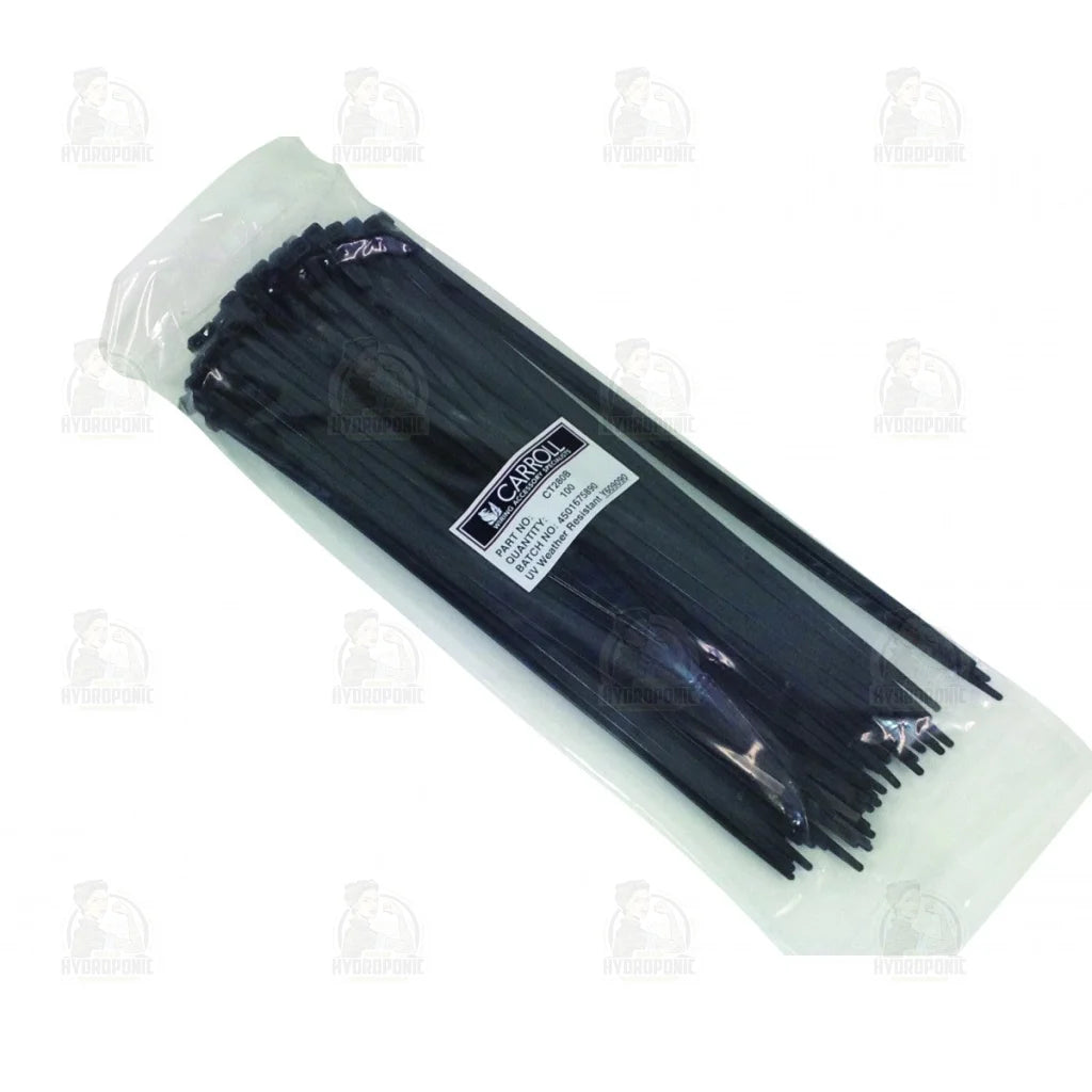 Black Cable Tie 100 mm X 2.5 mm Pk - 100
