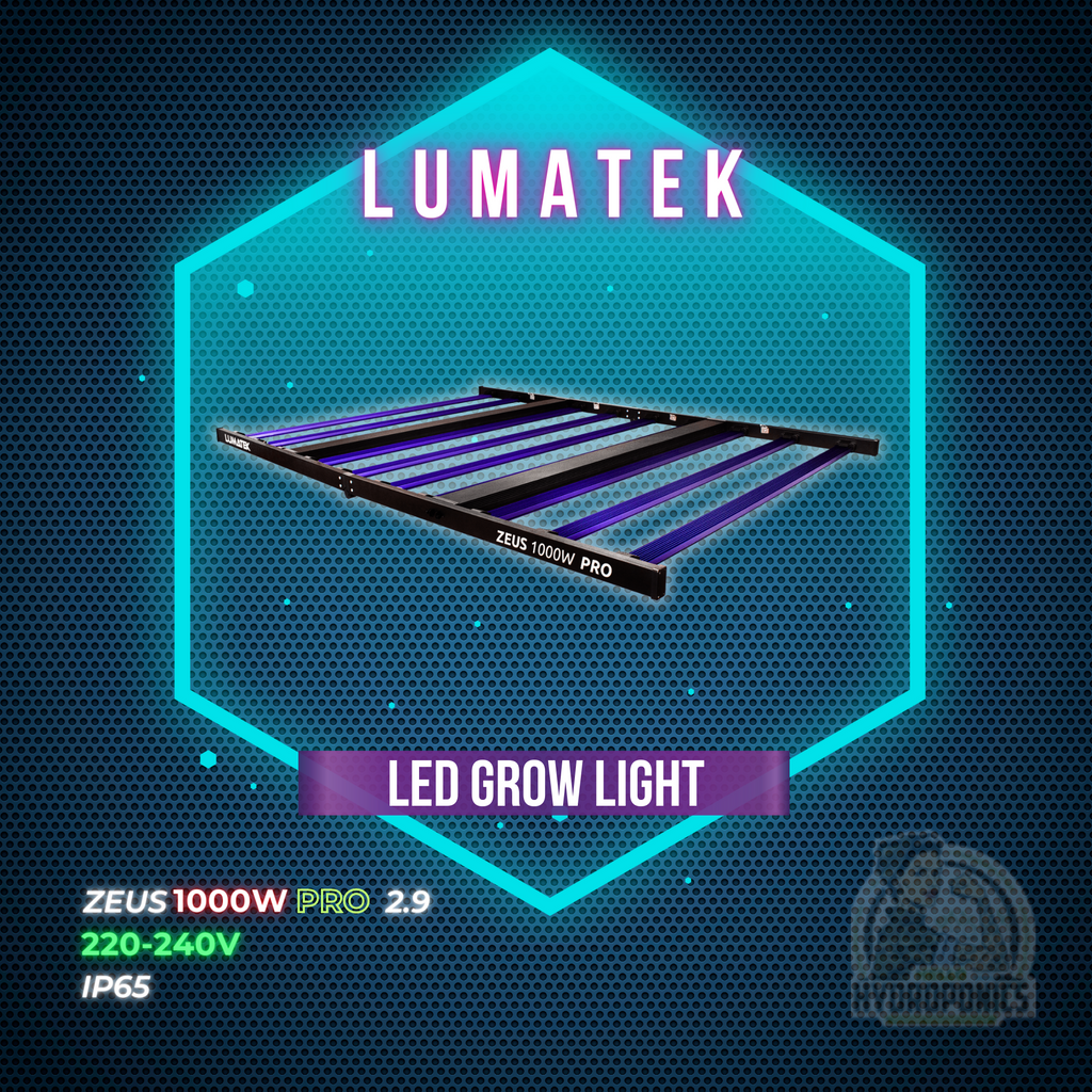 LUMATEK LED GROW LIGHT - ZEUS 1000W PRO 2.9 | 200-240V | IP65