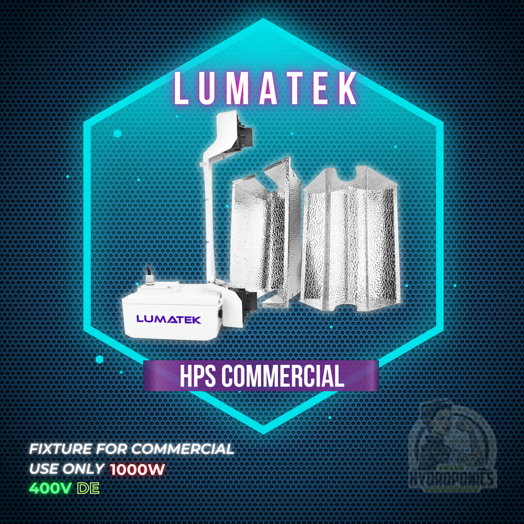 LUMATEK HPS COMMERCIAL FIXTURE - 1000W | 400V | DE | FOR COMMERCIAL USE ONLY