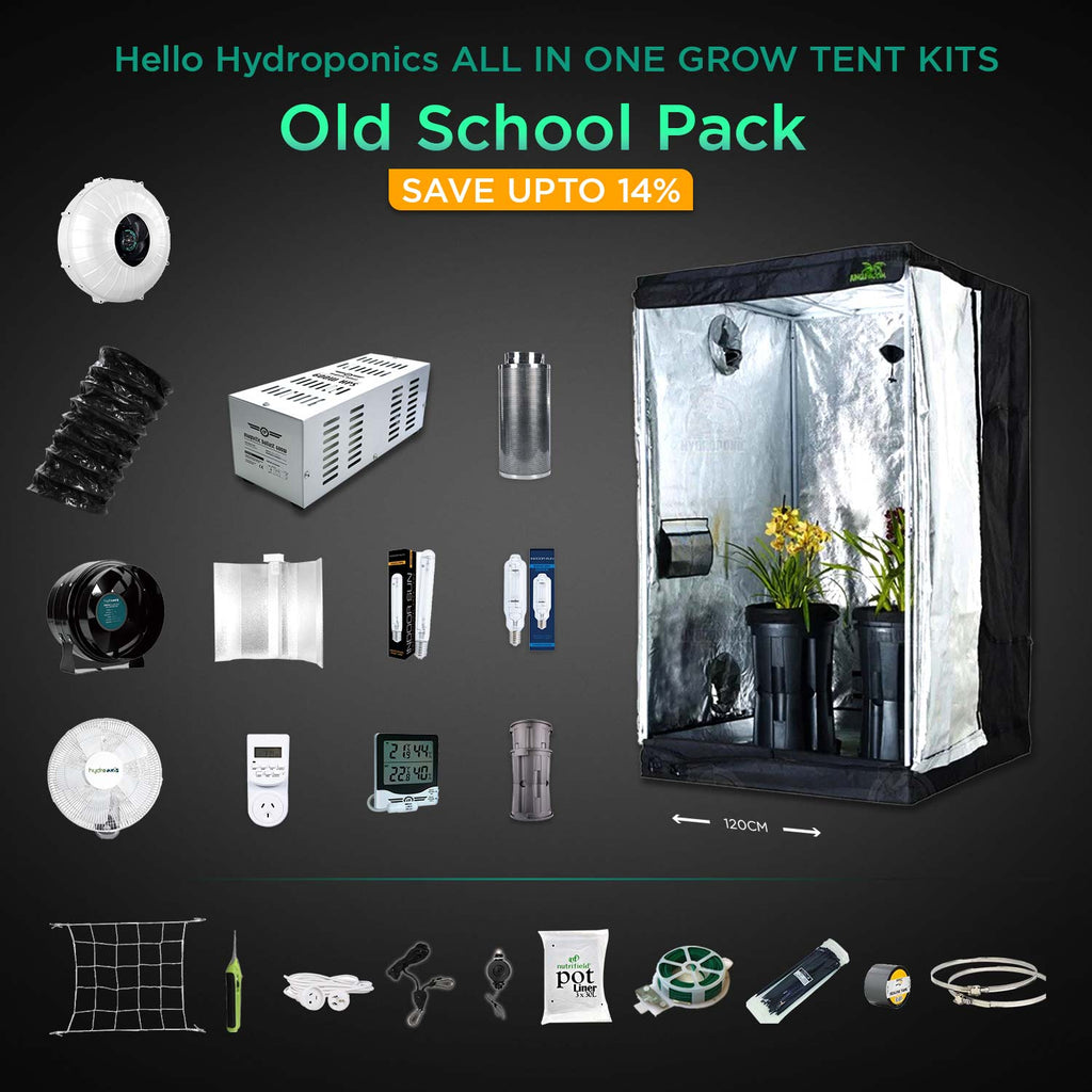 Old School Pack - Jungle Room Tent - 120 X 120 X 200 cm | EP HPS 600W