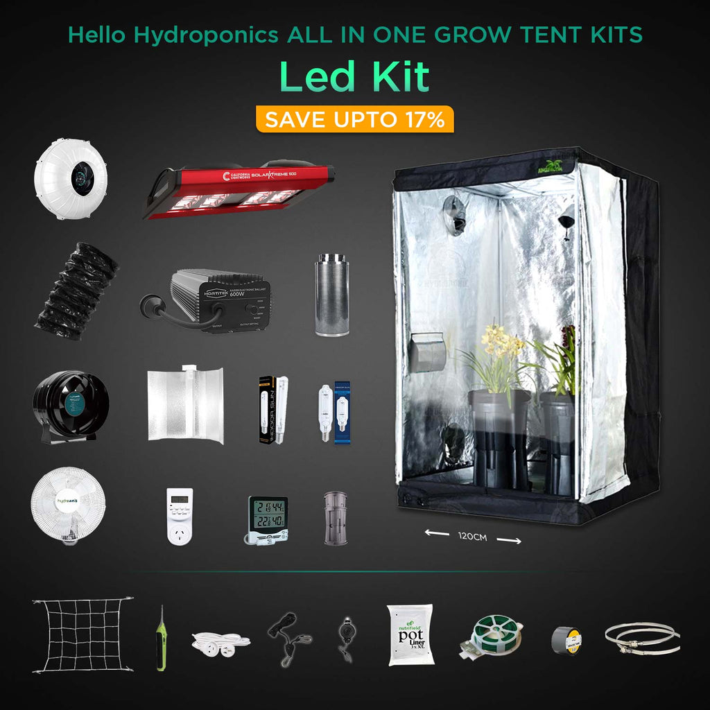 LED Kit - Jungle Room Tent 120 X 120 X 200 cm | California Lightworks Solarxtreme 500