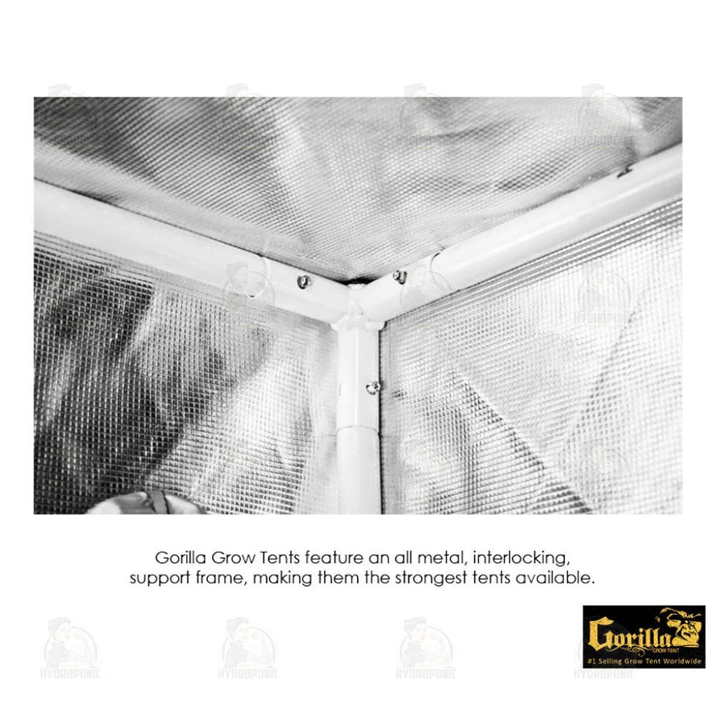 Gorilla Grow Hydroponics Tent GGT225 - 61Cm X 76Cm X (183Cm - 213Cm) Infrared Blocking
