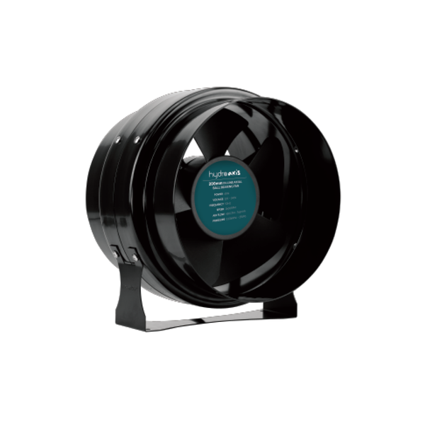 200mm Intake Axial Fan Hydro Axis Inline Ball Bearing BB 8" Air Flow