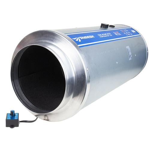 Phresh Silenced Hyper Fan With Speed Controller - 200mm